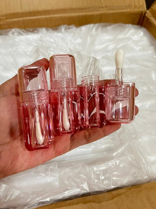 Pink Transparent Fat Doe wand tubes 5ml